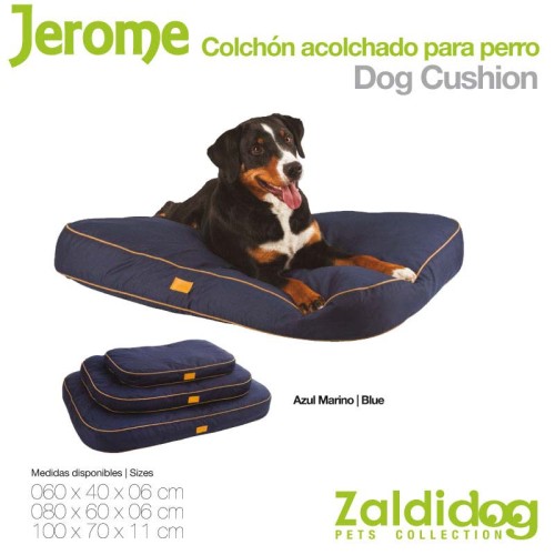 PERRO COLCHON ACOLCHADO JEROME AZUL