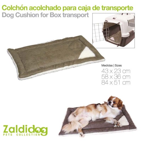 PERRO COLCHÃ“N PARA CAJA TRANSPORTE