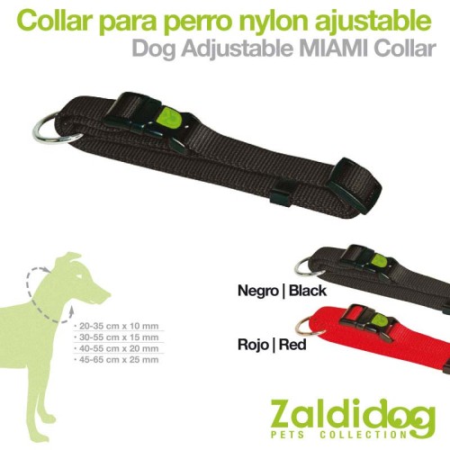 PERRO COLLAR NYLON AJUSTABLE