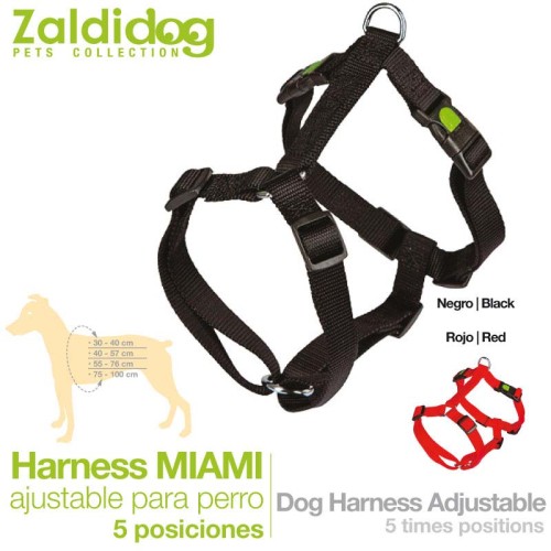PERRO HARNESS MIAMI 5-AJUSTES