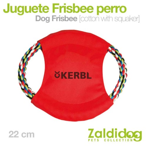 PERRO JUGUETE FRISBEE 22cm