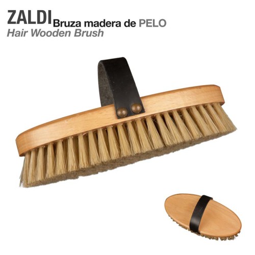 BRUZA ZALDI MADERA DE PELO