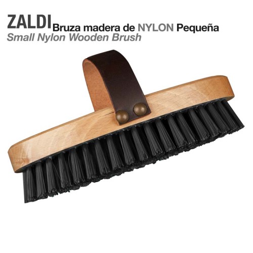 BRUZA ZALDI MADERA DE NYLON PEQUEÃ‘A
