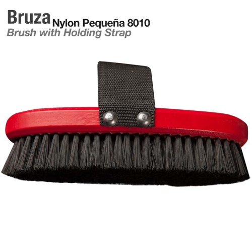 BRUZA NYLON PEQUEÃ‘A 8010 NEGRO-BLANCO