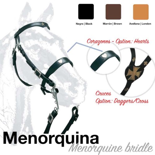 CABEZADA MONTAR MENORQUINA CRUCES