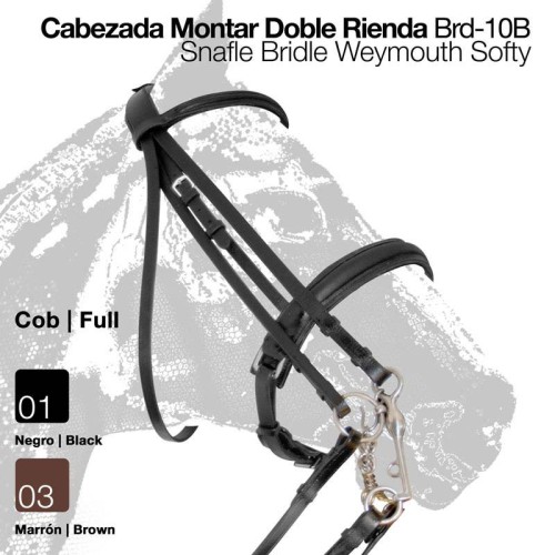 CABEZADA MONTAR DOBLE RIENDA BRD-10B