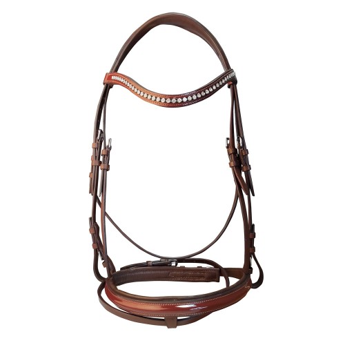 CABEZADA MONTAR CRYSTAL R/GOMA