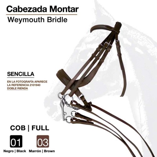 CABEZADA MONTAR SENCILLA S-2873S