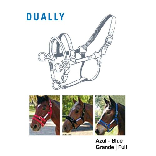 CABEZADA CUADRA NYLON DUALLY