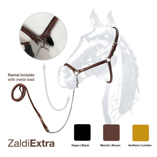 CABEZADA ZALDI EXTRA PRESENTACIÃ“N CON RAMAL