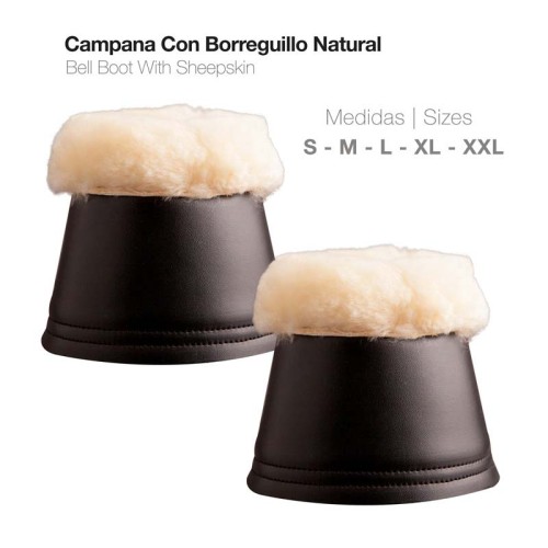 CAMPANA CON BORREGUILLO NATURAL HT0001