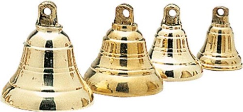 CAMPANILLA ENTERIZA DORADO 6 unidades