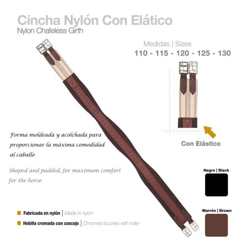 CINCHA NYLON CON ELÃSTICO 241803R