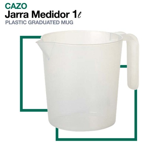 CAZO JARRA MEDIDOR 1 litro