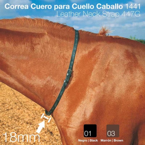CORREA CUERO PARA CUELLO CABALLO 1441