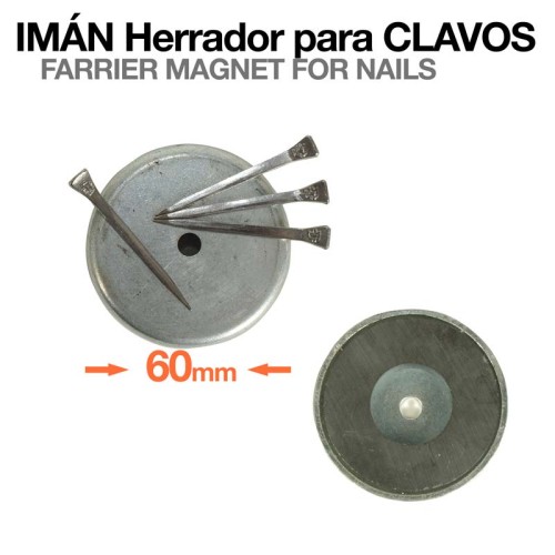 IMÃN HERRADOR PARA CLAVOS 60mm