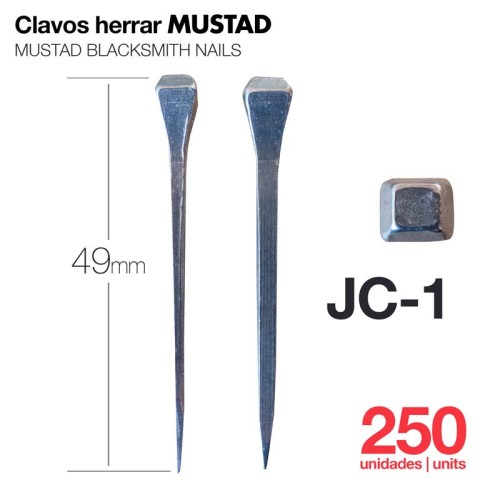 CLAVOS HERRAR MUSTAD 250uds JC-1