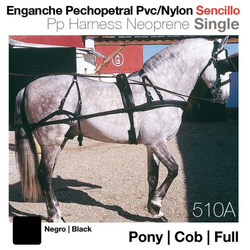 ENGANCHE PECHOPETRAL PVC/NYLON SENCILLO 510A