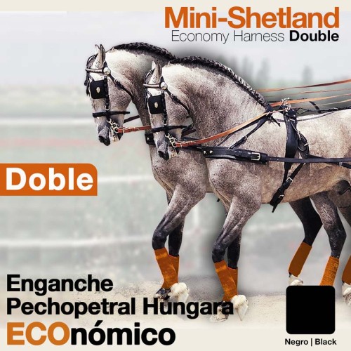 ENGANCHE PECHOPETRAL HÃšNGARA DOBLE ECO. MINISHETLAND