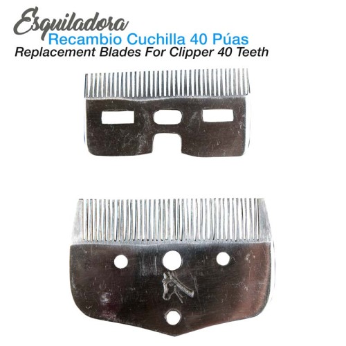 ESQUILADORA RECAMBIO CUCHILLA 40 PÃšAS