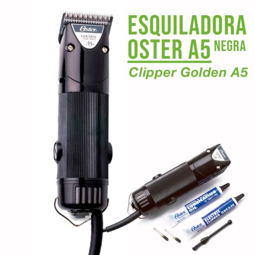 ESQUILADORA OSTER A5 GOLDEN NEGRA