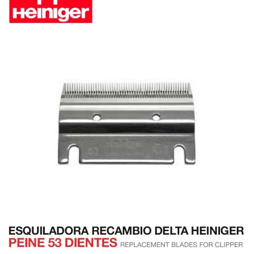 ESQUILADORA RECAMBIO DELTA HEINIGER PEINE 53 DIENTES
