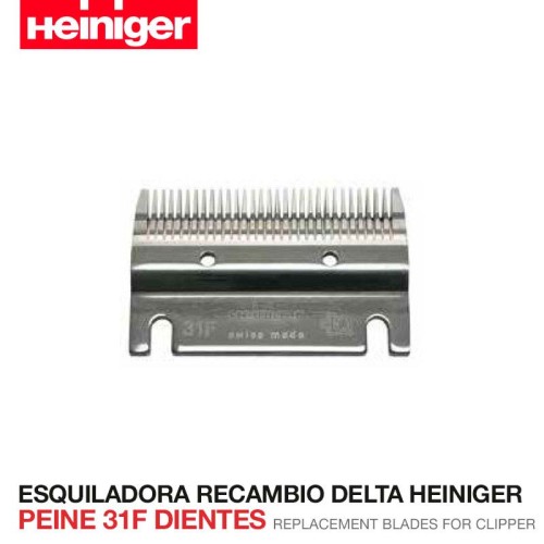 ESQUILADORA RECAMBIO DELTA HEINIGER PEINE 31F DIENTES