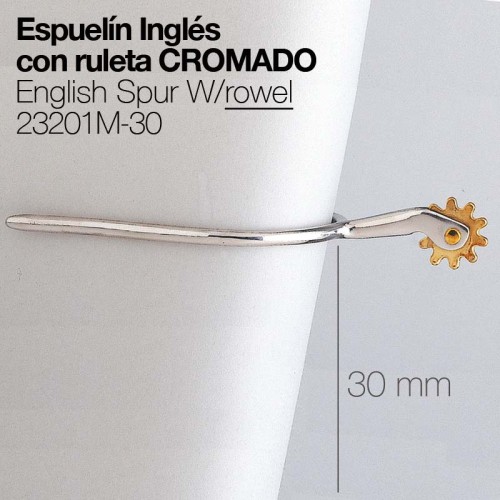 ESPUELÃN INGLÃ‰S CON RULETA 23201M-30