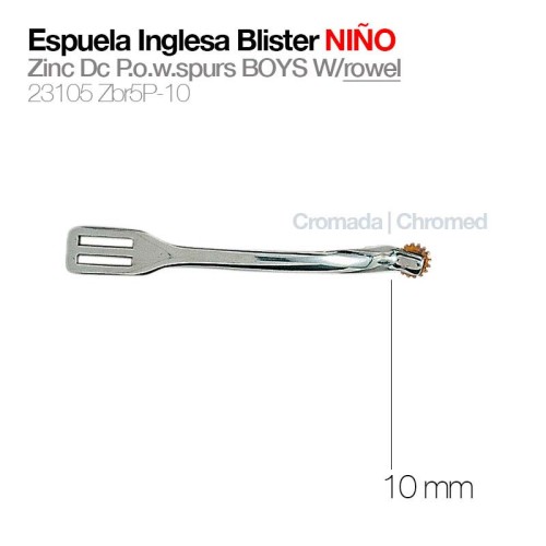 ESPUELA INGLESA BLISTER NIÃ‘O 23105-ZBR5P-10