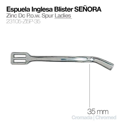 ESPUELA INGLESA BLISTER SEÃ‘ORA 23105-ZL5P-35