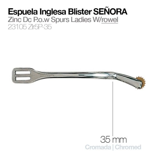 ESPUELA INGLESA BLISTER SEÃ‘ORA 23105-ZLR5P-35