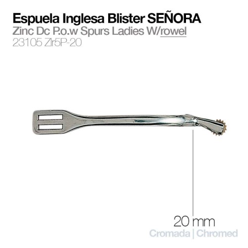 ESPUELA INGLESA BLISTER SEÃ‘ORA 23105-ZLR5P-20