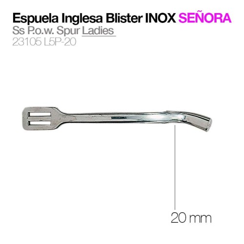ESPUELA INGLESA BLISTER INOX SEÃ‘ORA 23105L5P-20