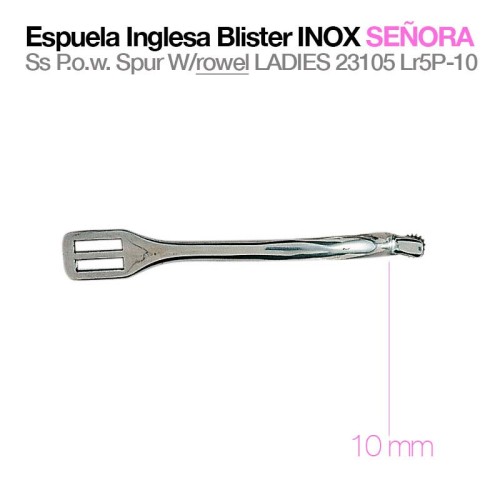ESPUELA INGLESA BLISTER INOX SEÃ‘ORA 23105LR5P-10