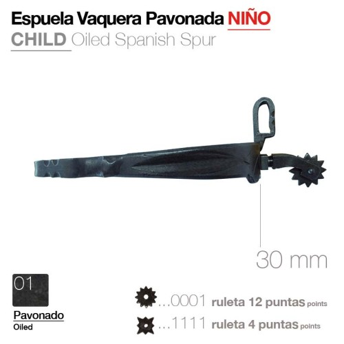 ESPUELA VAQUERA PAVONADO NIÃ‘O