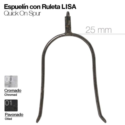 ESPUELÃN CON RULETA LISA