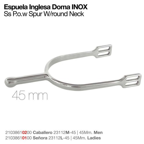 ESPUELA INGLESA DOMA INOX