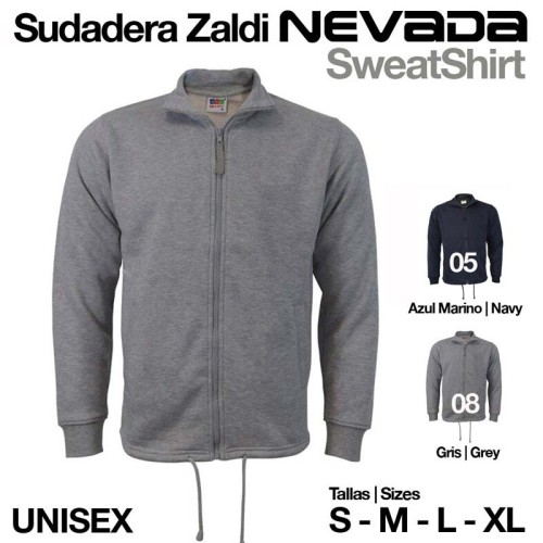 CHAQUETA SUDADERA ZALDI NEVADA UNISEX