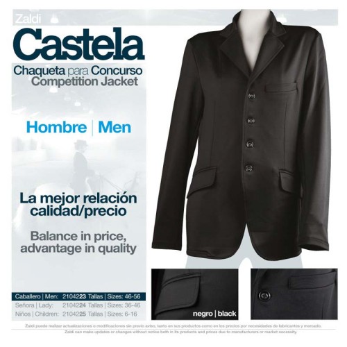 CHAQUETA CONCURSO CASTELA CABALLERO