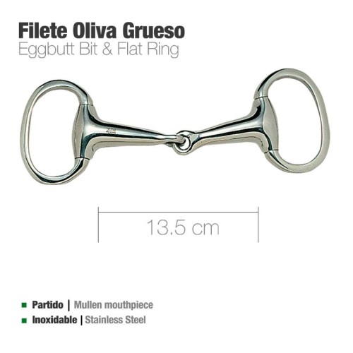 FILETE OLIVA INOX GRUESO 21930