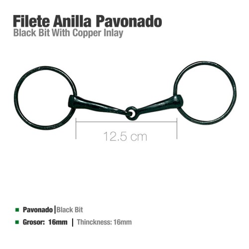 FILETE ANILLA PAVONADO 25216U1 12.5cm