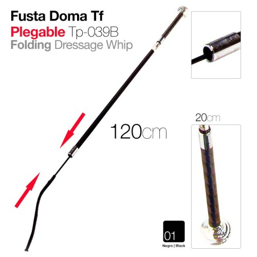 FUSTA DOMA TF PLEGABLE TP-039B NEGRO 120cm