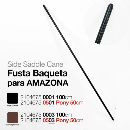 FUSTA BAQUETA PARA AMAZONA