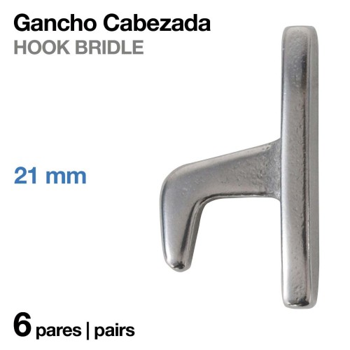 GANCHO CABEZADA 6 PARES