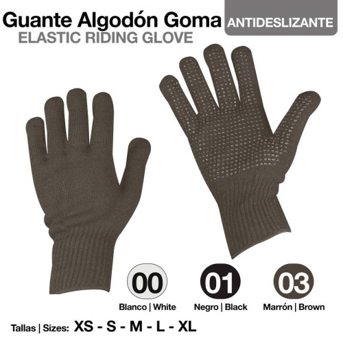 GUANTE ALGODÃ“N GOMA ANTIDESLIZANTE