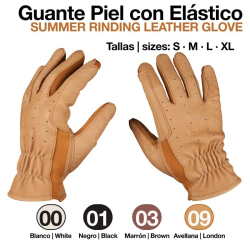 GUANTE PIEL CON ELÃSTICO 411003