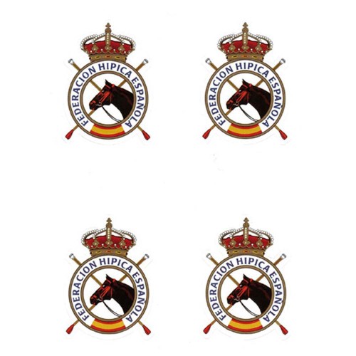 PEGATINA REAL FEDERACIÃ“N HÃPICA ESPAÃ‘OLA EXTERIOR