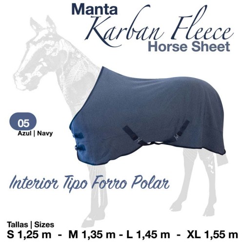 MANTA KARBAN FLEECE RG6465 AZUL