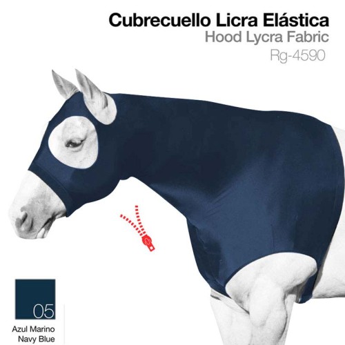 CUBRECUELLO LICRA ELÃSTICA AZUL