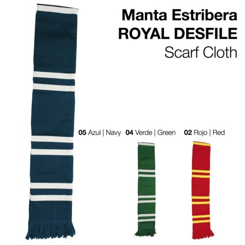 MANTA ESTRIBERA ROYAL DESFILE